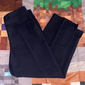 zara pants with slit hems